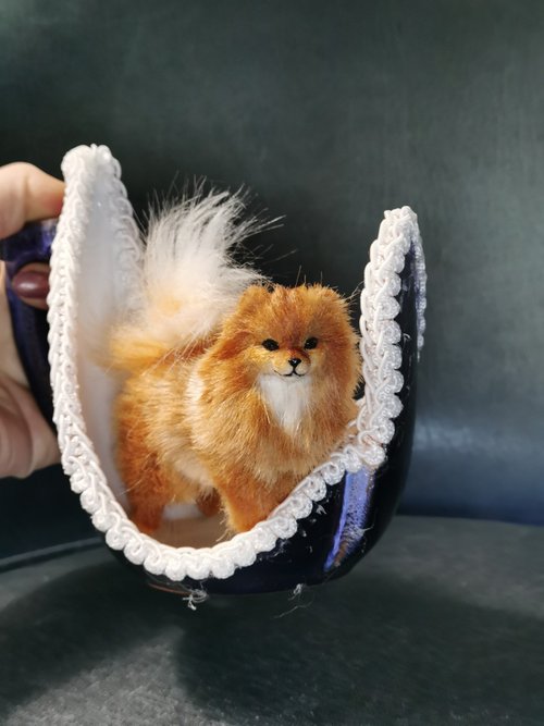 超☆特別価格】 有名作家作 ワンちゃん ぬいぐるみ 創作人形 犬