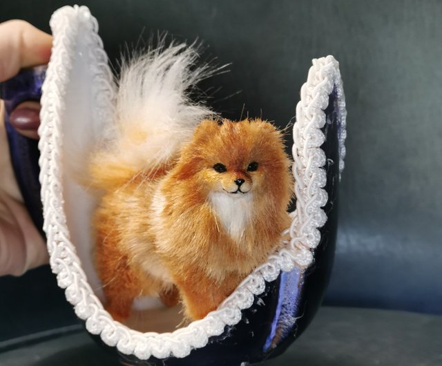 【イノ】　あみぐるみ　オーダーメイド　ぬいぐるみ　アートドール　犬 オーダーメイドの犬のリアルな動物のぬいぐるみ！ ポーズを