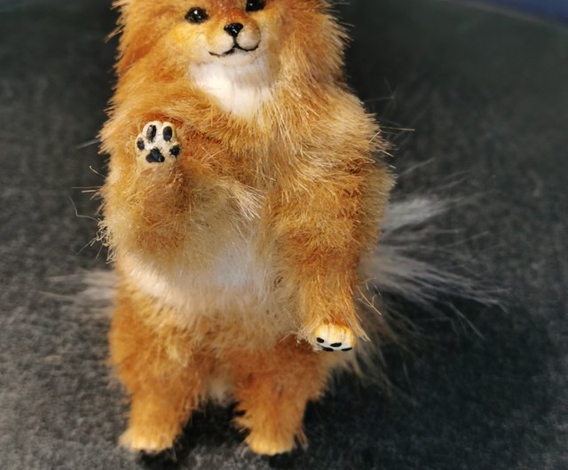 海外　ハンドメイド　アートドール　犬　ぬいぐるみ 愛犬 アートドール ぬいぐるみ オーダーメイド