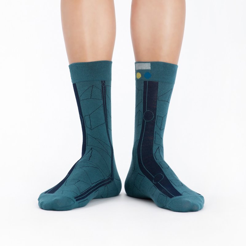 時光腰帶1:1襪 - 襪子 - 其他材質 藍色