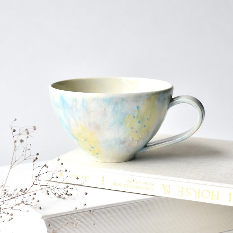 Cup of morning light (glossy) 06 ・ One-of-a-kind - ถ้วย - ดินเผา หลากหลายสี