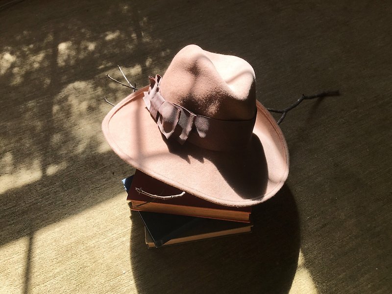 早期義大利製/女爵士帽 - 帽子 - 羊毛 咖啡色