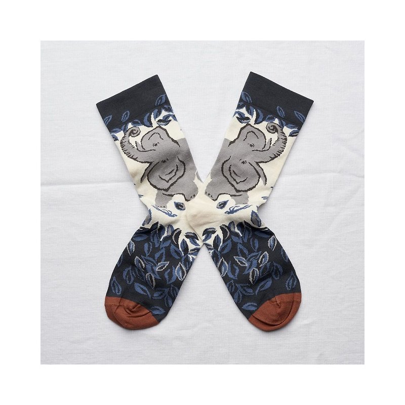 Elephant Dance - Socks - Cotton & Hemp 