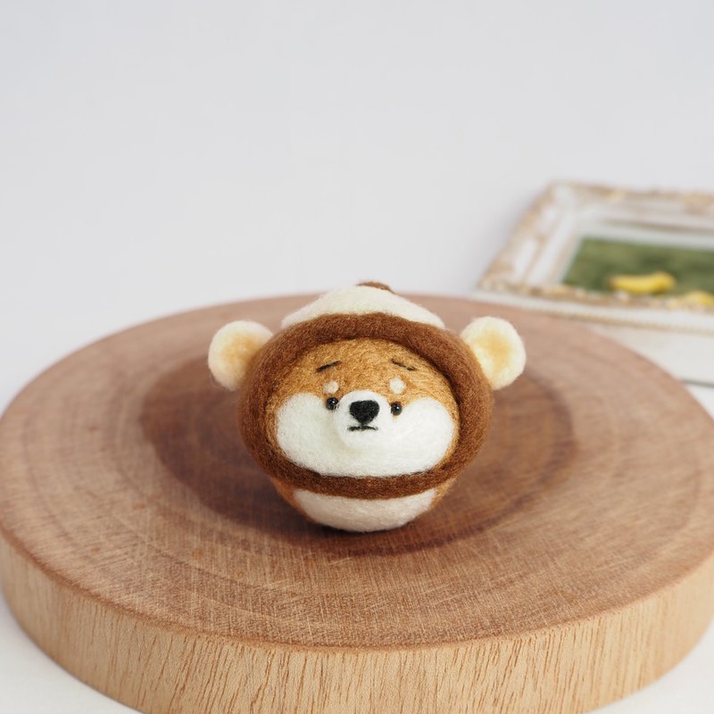 Monkey-fied Mayu Shiba Inu(Red Shiba Inu, Black Shiba Inu, White Shiba Inu) - Items for Display - Other Man-Made Fibers Brown