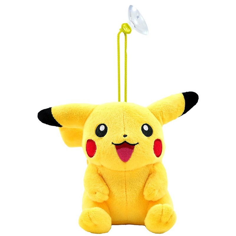 Pokemon寶可夢 皮卡丘坐姿款15cm - 玩偶/公仔 - 聚酯纖維 黃色