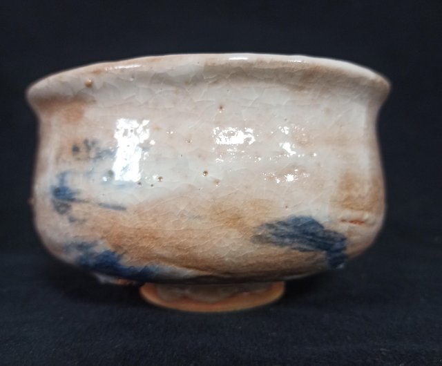 故、石田陶春　作　三島手茶碗 故、石田陶春 作 三島手茶碗
