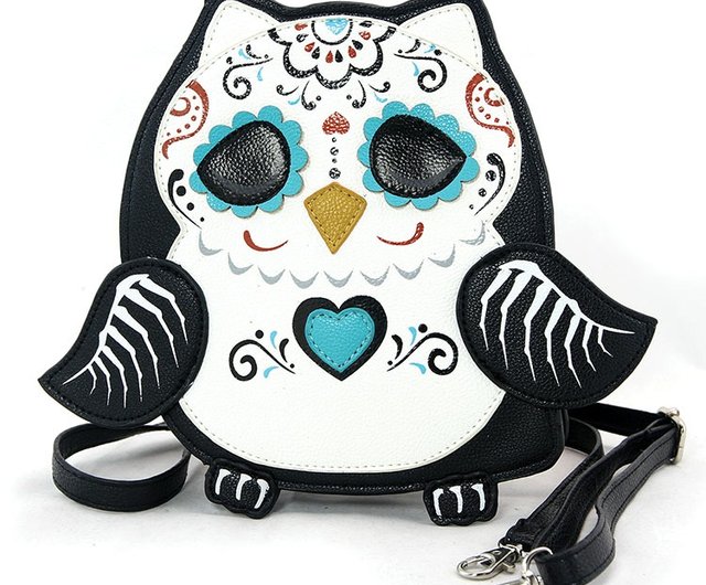 Owl Purse for Girls - White