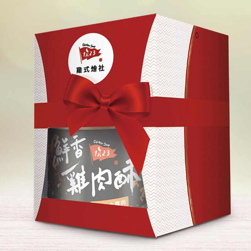 雞肉酥雙拼禮盒 - 零食/點心 - 其他材質 紅色