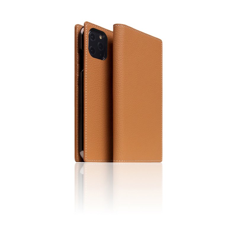 SLG Design iPhone 11 Pro D8 FGL 經典原皮款 側掀式真皮皮套 - 手機殼/手機套 - 真皮 粉紅色