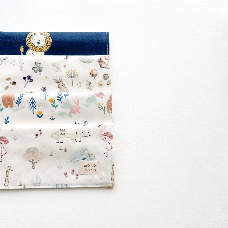 animals cotton gauze handkerchief organic cotton - Handkerchiefs & Pocket Squares - Cotton & Hemp Multicolor