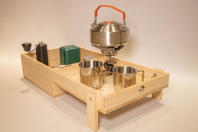 【新品】【非木不可】輕量行動咖啡箱丨不含拍攝物件 - 其他 - 木頭 咖啡色