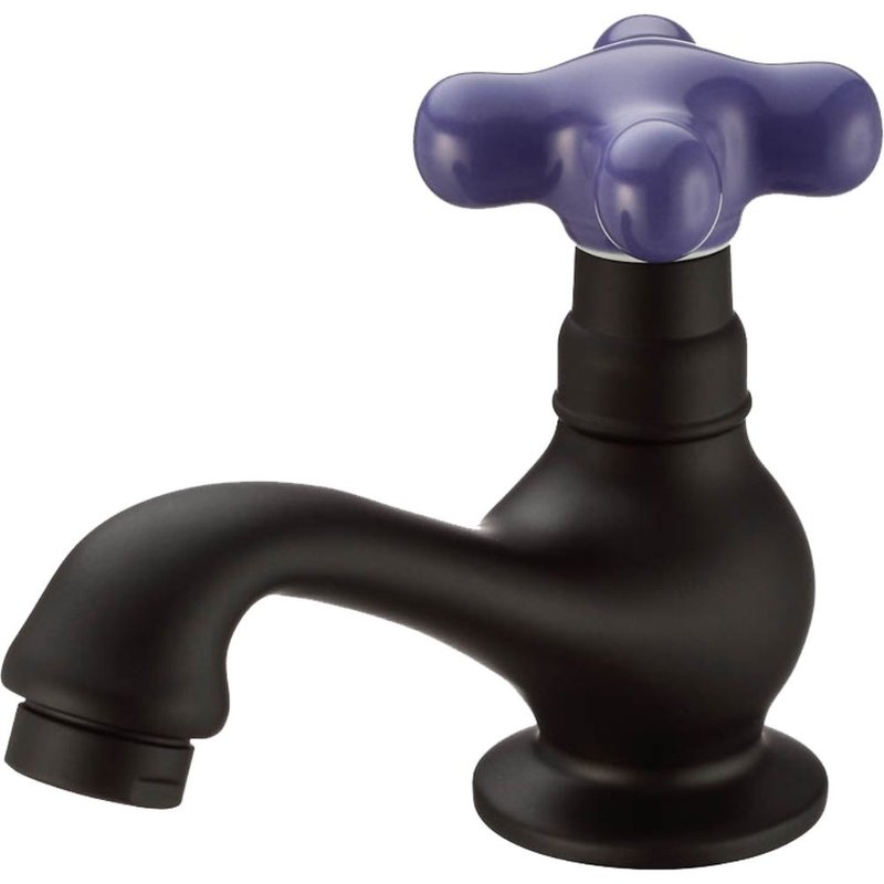 Colorful Artistic Ceramics Ceramic Craft Vine Purple Black Single Hole Faucet - อุปกรณ์ห้องน้ำ - วัสดุอื่นๆ สีม่วง