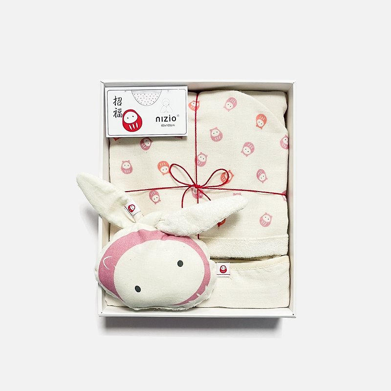 Nizio lucky hood, cloak and bath towel gift set [new life gift/moon gift] - Baby Gift Sets - Cotton & Hemp 