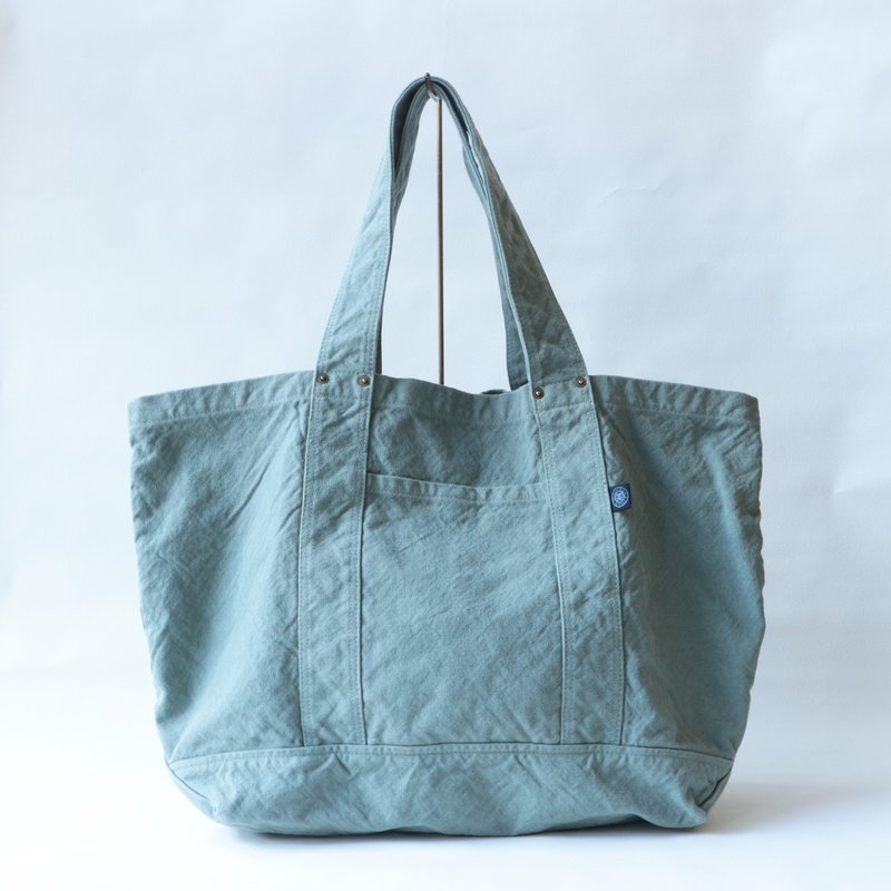 NEW Standard Tote [2025 Autumn/Winter Limited Color - Gin-nezumi] (VC-26) - 手提包/手提袋 - 棉．麻 綠色