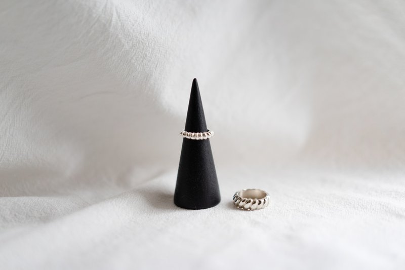 Eternal 永恆系列戒指 窄版 - 戒指 - 純銀 