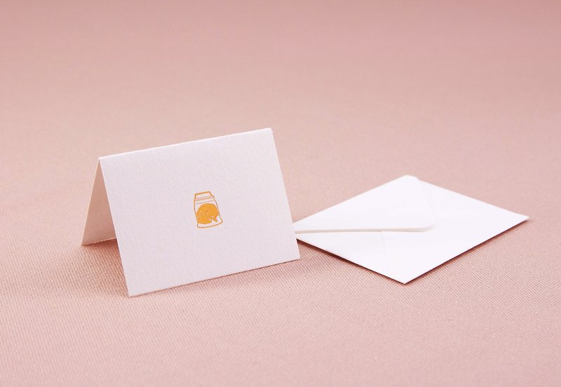 Little Books of Specimens - Reindeer Card - การ์ด/โปสการ์ด - กระดาษ ขาว