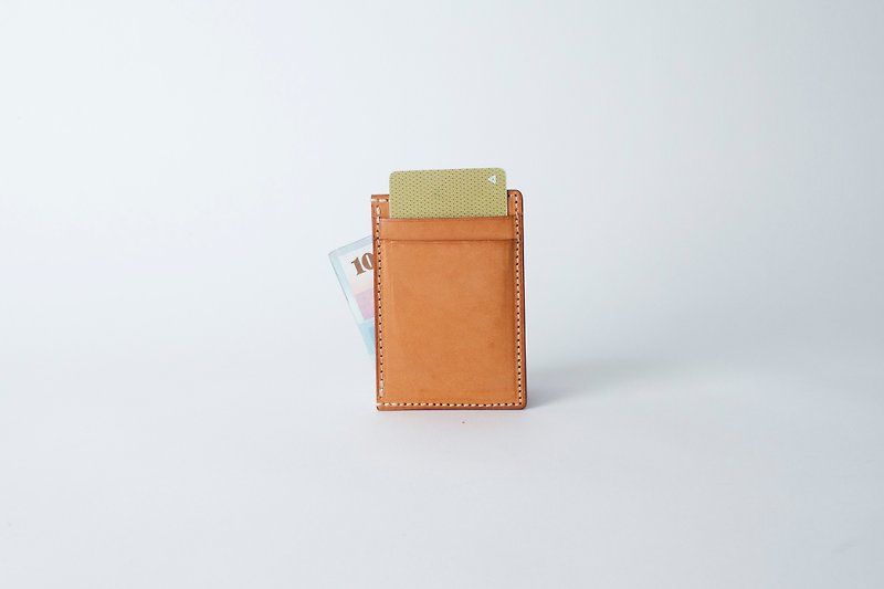 Handy Card Holder | Leather Customization | Custom Typing | Card Storage | Genuine Leather | - Card Holders & Cases - Genuine Leather 