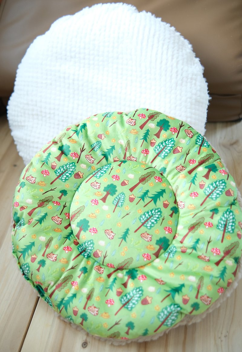 其他材質 寵物床 綠色 - 貓狗寵物自家布床墊可定製