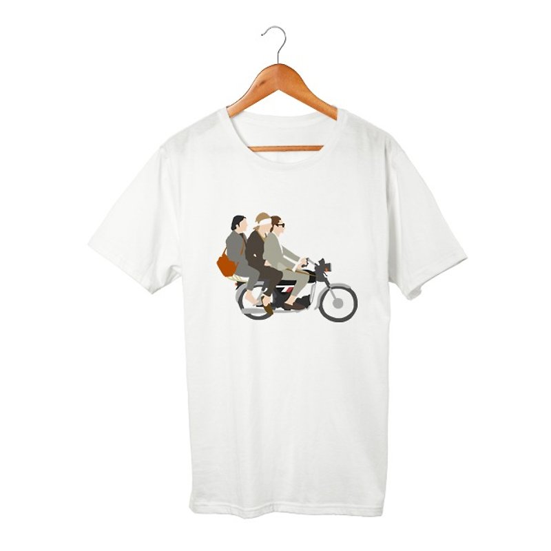Francis, Peter & Jack T-shirt - เสื้อยืดผู้ชาย - กระดาษ ขาว