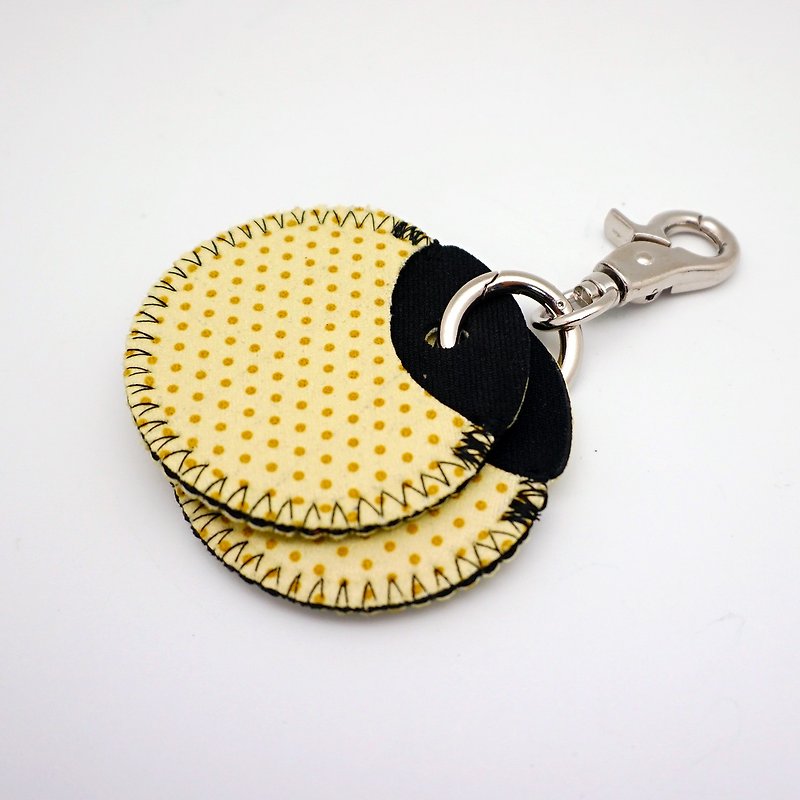 BLR gogoro key ring protective sleeve dot series - ที่ห้อยกุญแจ - เส้นใยสังเคราะห์ สีเหลือง