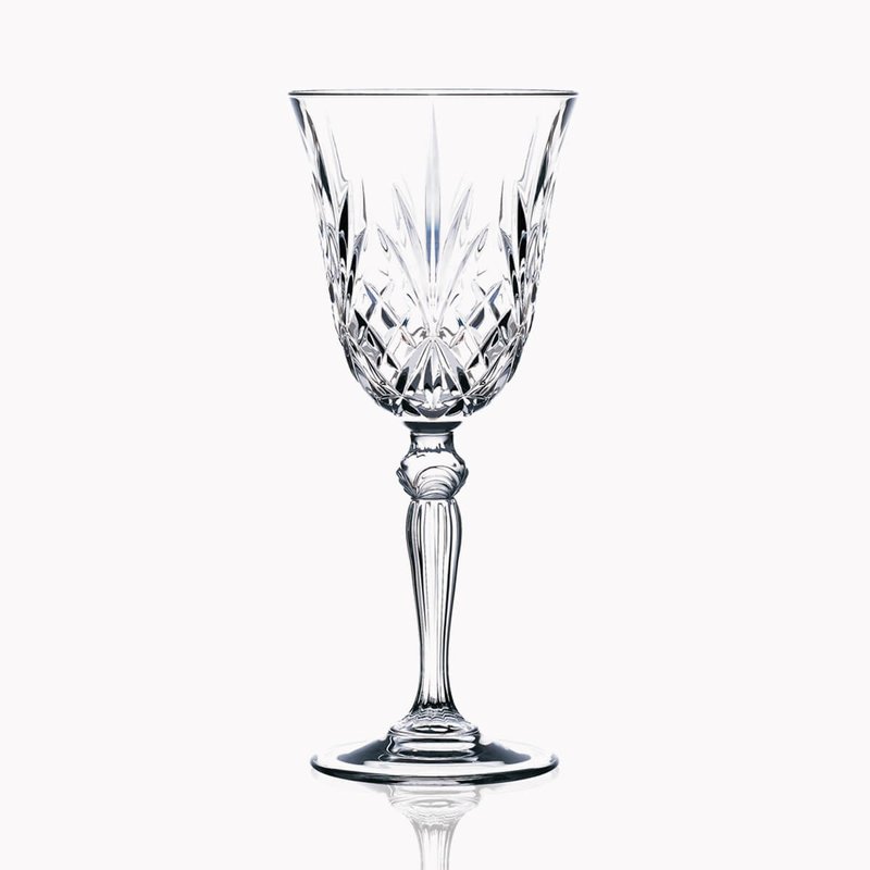 210cc [Italian RCR] European style collection lead-free crystal wine glass - แก้วไวน์ - แก้ว สีใส