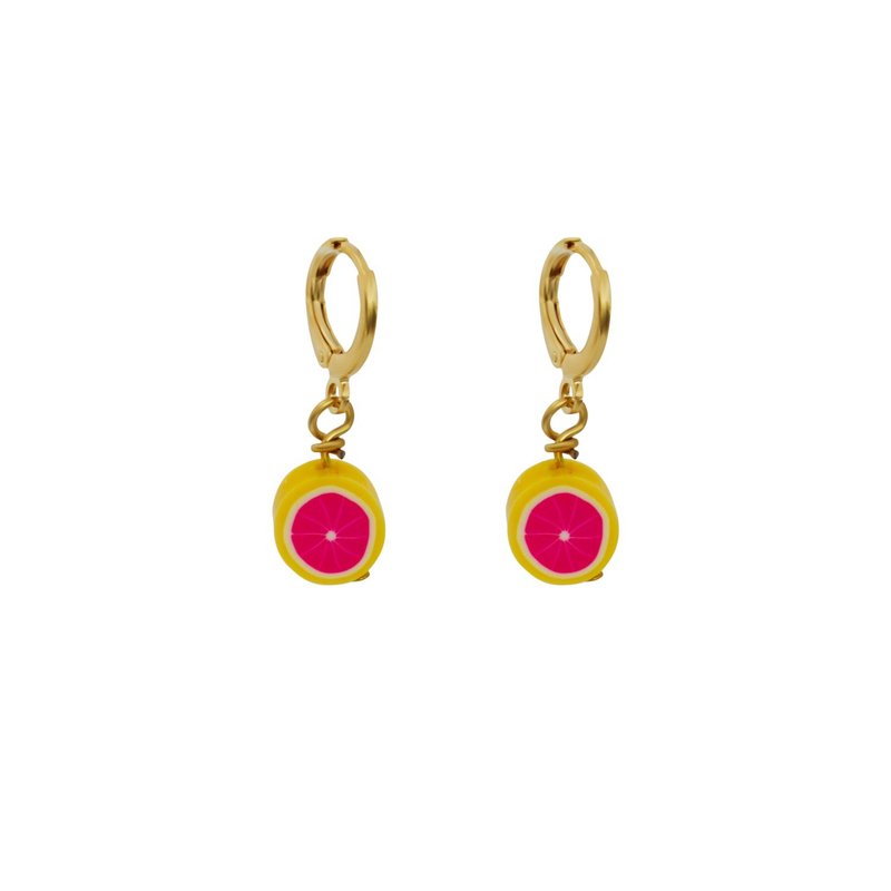 Grapefruit Earrings | by Ifemi Jewels - 其他 - 其他材質 金色