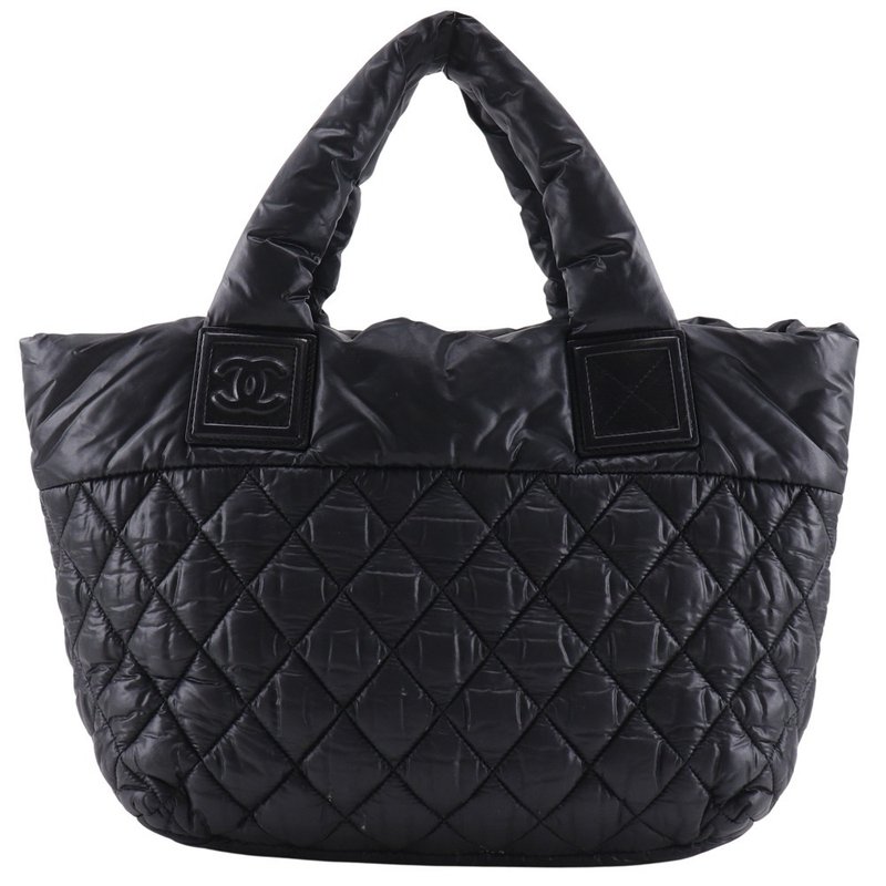 【日本直送】シャネル CHANEL コココクーン ハンドバッグ スモールトート リバーシブル A48610 ナイロン 黒 レディース【中古】 - 手提包/手提袋 - 尼龍 黑色