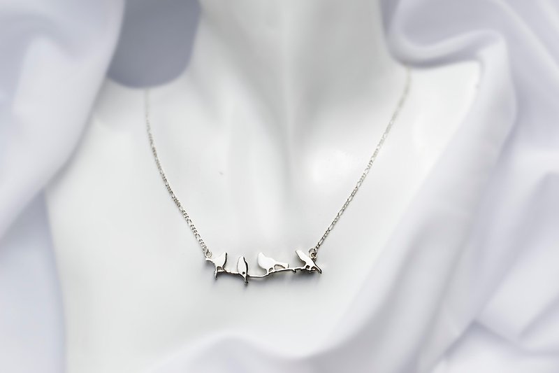 Chun Xiao Necklace - Necklaces - Sterling Silver Silver