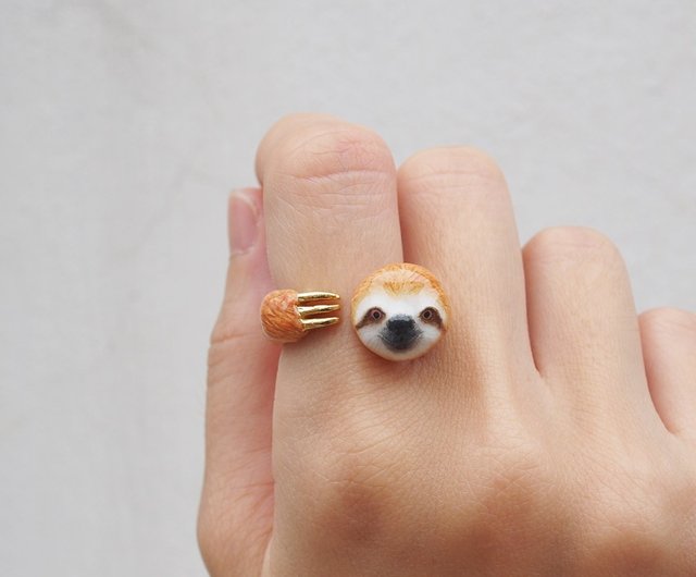 Sloth ring hot sale