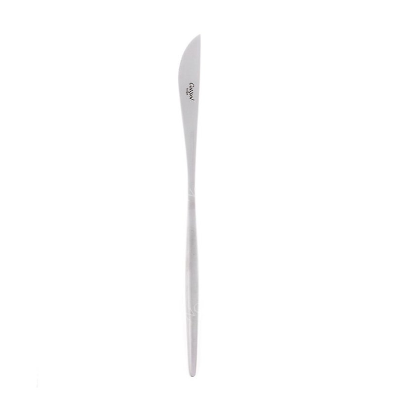 葡萄牙 Cutipol | MOON /  霧銀不鏽鋼24.4CM切肉刀 - 刀/叉/湯匙/餐具組 - 不鏽鋼 銀色