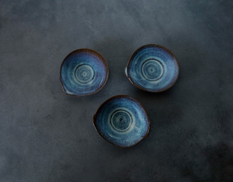 Xianlan_saucer - Small Plates & Saucers - Porcelain Blue