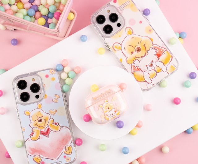 ディズニー くまのプーさん Apple AirPods Pro3/4 保護ケース 耐衝撃