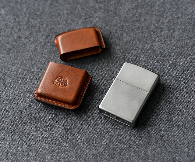 One leather one leather ZIPPO original creative personality leather ja -  Shop oneleather Other - Pinkoi