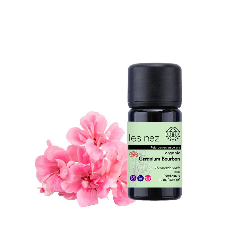 【Les nez 香鼻子】天然有機單方波旁天竺葵純精油 10ML(Ecocert) - 香氛/精油/擴香 - 精油 黑色