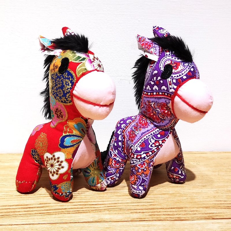 【Mr. Huabu】Little Donkey - Stuffed Dolls & Figurines - Other Man-Made Fibers Multicolor