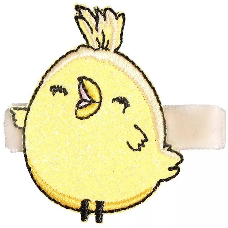 Chicken hair clip all-inclusive cloth handmade hair accessories Chicken - Hair Accessories - Polyester Yellow
