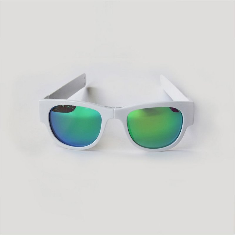 SlapSee Pro - Green Snow - กรอบแว่นตา - ซิลิคอน สีดำ