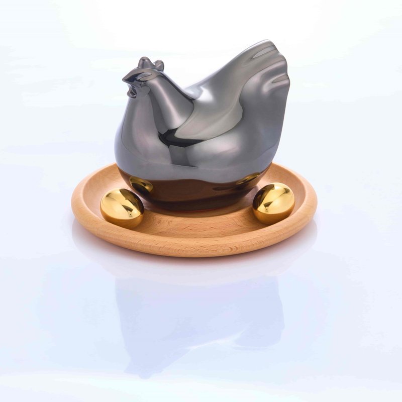 【避邪轉運必備】亮面款 金雞母(個性黑) - 擺飾/家飾品 - 鋁合金 多色