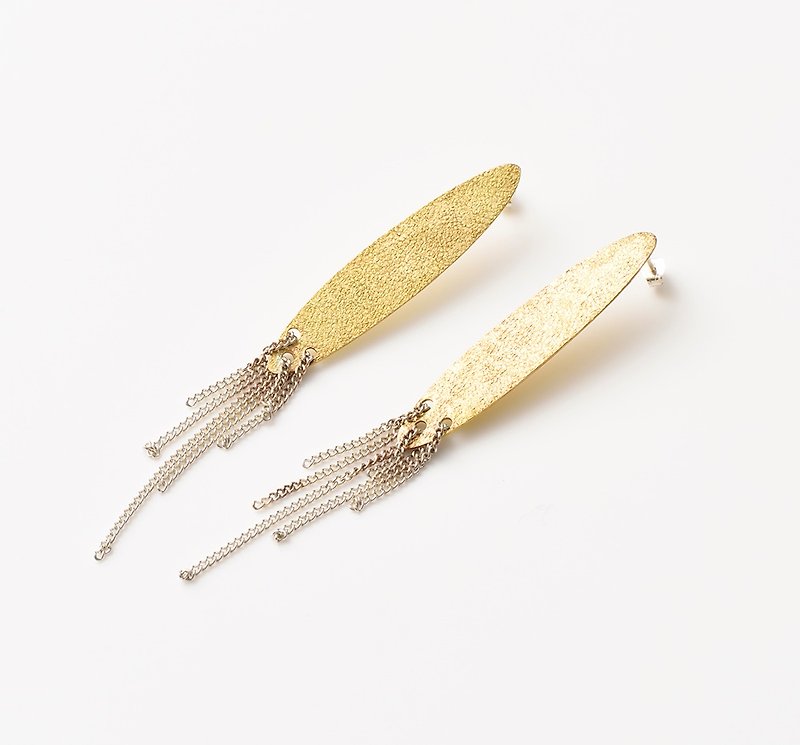CP91 - Earrings & Clip-ons - Other Metals Gold