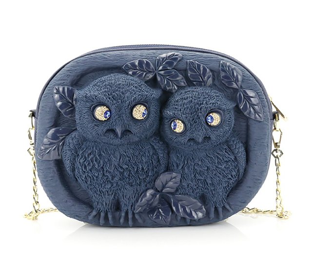 Adamo 3D bag Kara and Dave couple owl bag women s Korean versatile