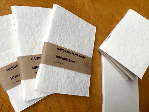 paperics gifts 精美手工製作筆記本套裝 -10本 - 80頁40張 -手工紙製封面設計