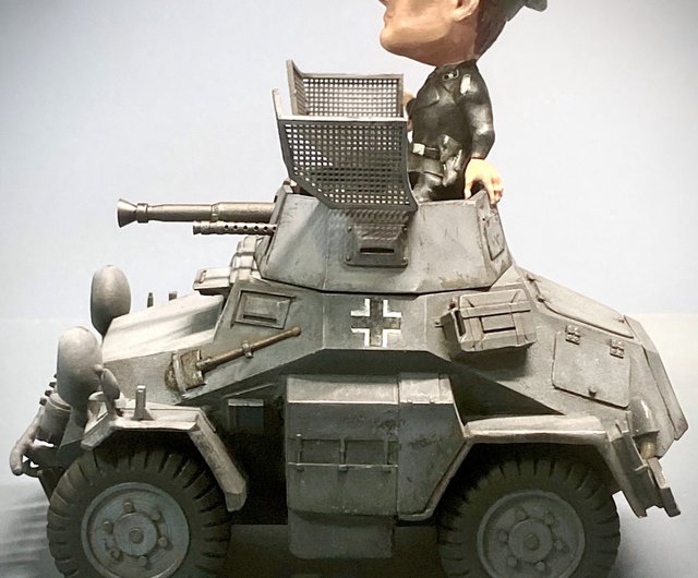 ドイツ軽装甲車 Sd.kfz 222 Cuteバージョン レジンモデル