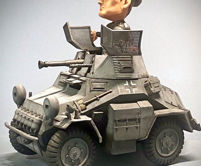 ドイツ軽装甲車 Sd.kfz 222 Cuteバージョン レジンモデル