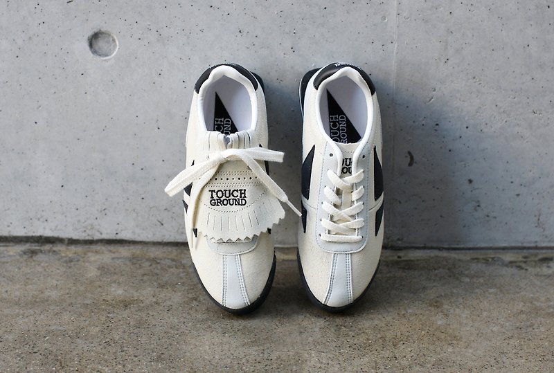 TOUCH GROUND TARGET OG VINTAGE SNEAKER IVORY P000000V - Women's Running Shoes - Genuine Leather White