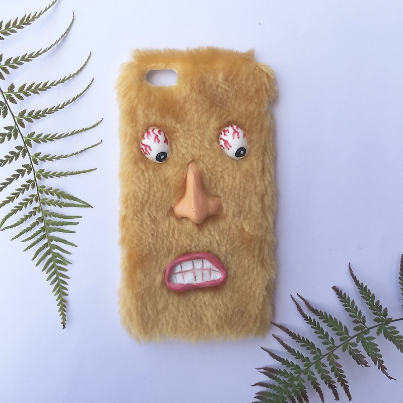 Signature face 1.2 phone case - Tablet & Laptop Cases - Polyester Brown