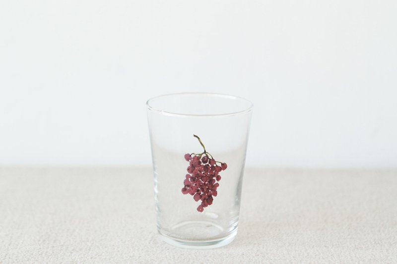【+tPlanning】Fruit glass-whole grapes - Cups - Glass Transparent
