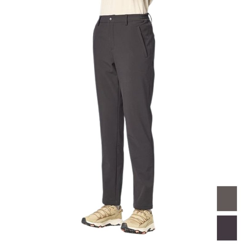 【Wildland 荒野】SOFTSHELL防潑保暖長褲 女 W2337 - 女長褲 - 聚酯纖維 黑色