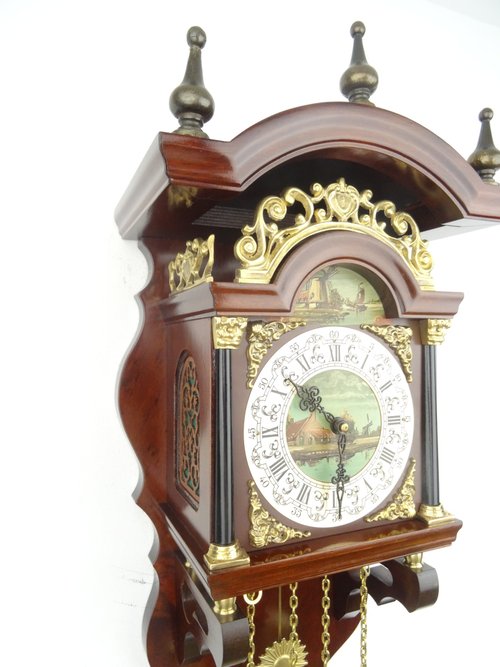 アンティーク ヴィンテージ オランダ 壁掛け時計 Warmink Wuba