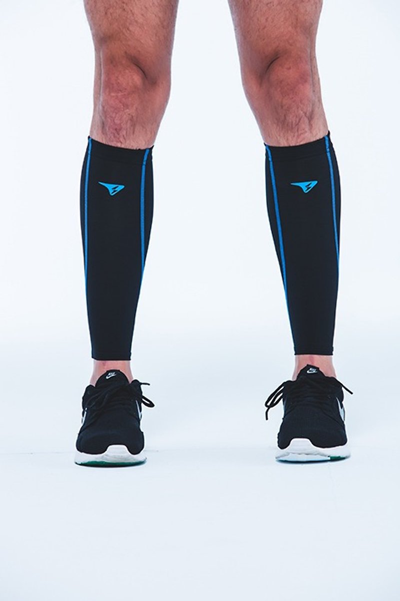 【SUPERACE】COMPRESSION CALF SLEEVES - Fitness Accessories - Nylon Black