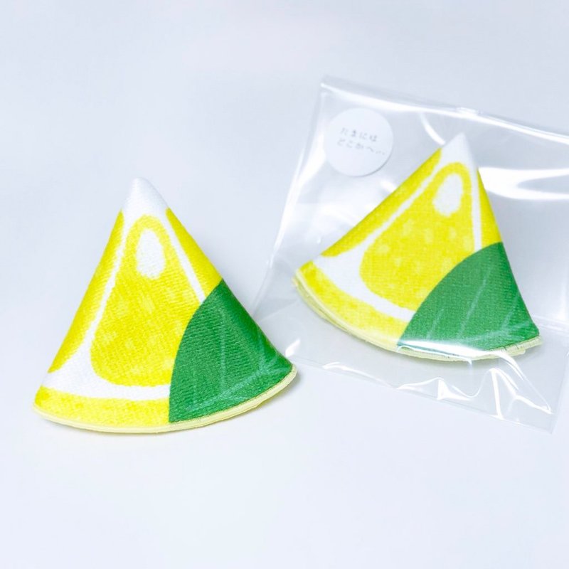 Lemon handkerchief - Handkerchiefs & Pocket Squares - Cotton & Hemp Yellow